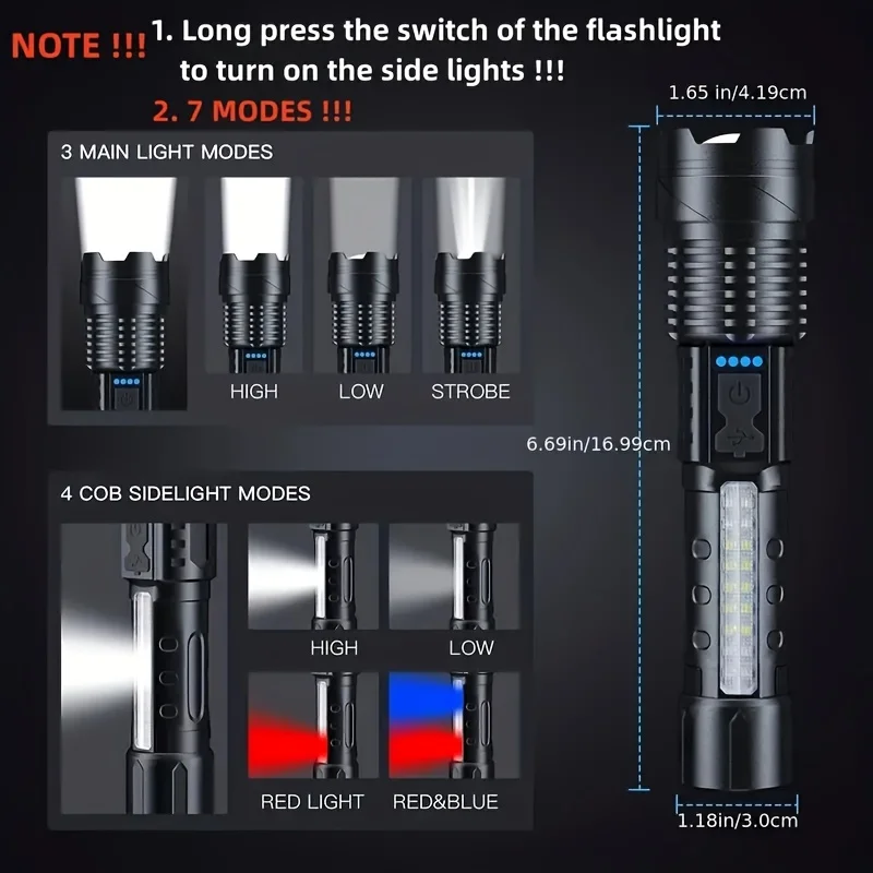 Lampe torche LED puissante ave - Fishing Light avis et prix